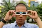Melihat Gerhana Matahari Cincin dari Simpang Lima Semarang