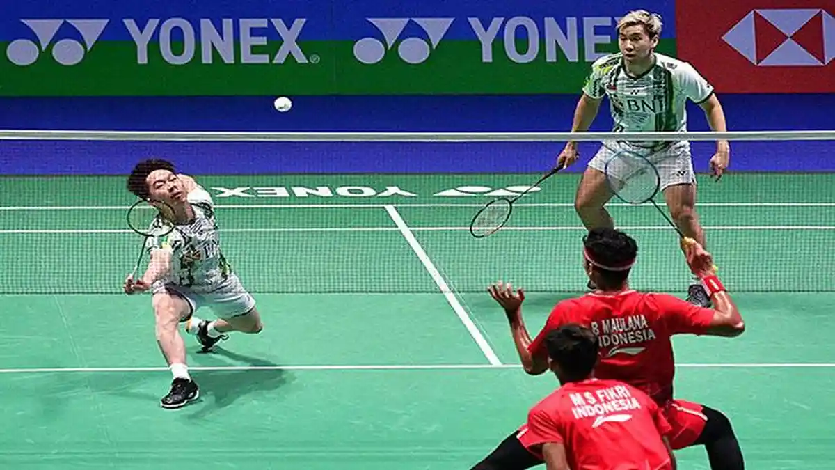 Hasil Langsung Marcus/Kevin vs Goh Sze Fei/Nur Izzuddin Live Badminton Indonesia Master 2022