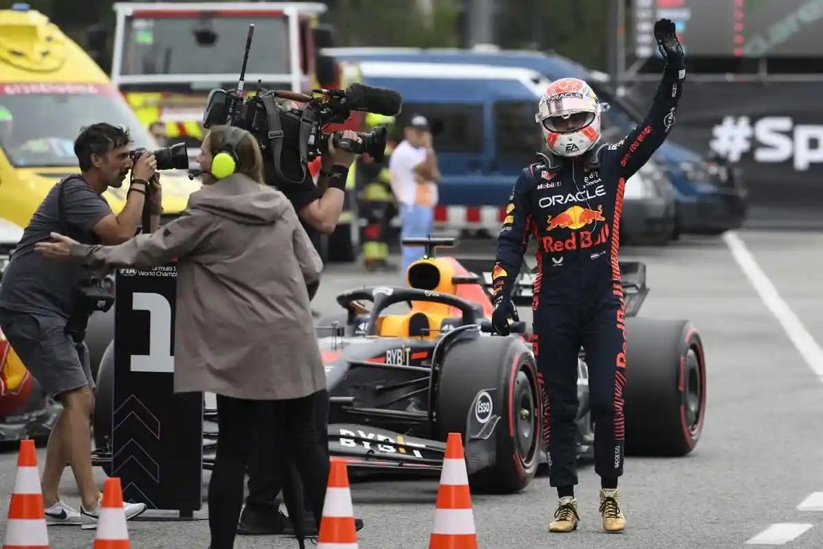 Starting Grid F1 Spanyol 2023 , Duel Max Verstappen Vs Carlos Sainz Sejak Lap Pertama di Catalunya