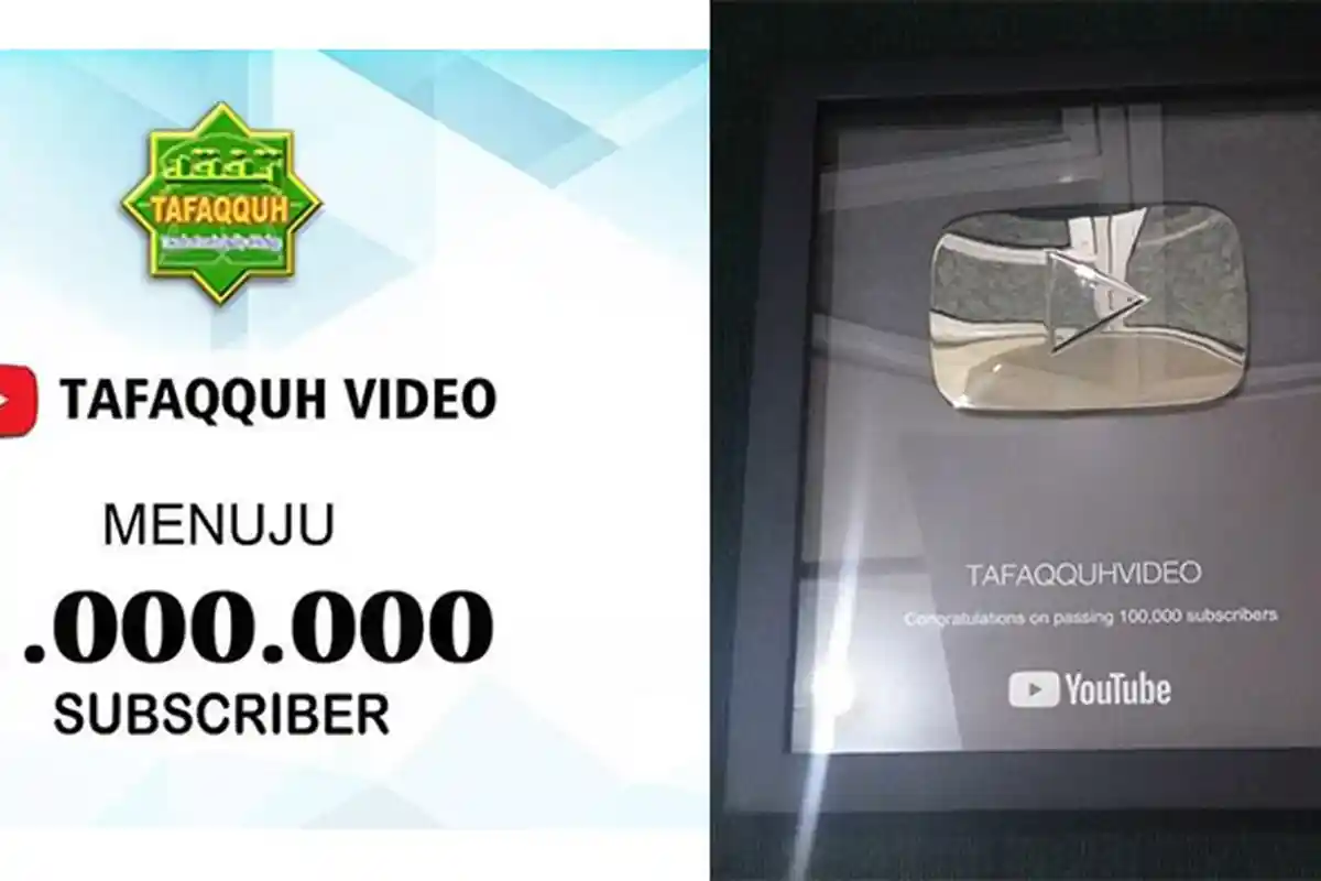 Ustaz Abdul Somad Raih Golden Play Button Dari Youtube, Subcriber Channel Taffaquh Capai 1 Juta