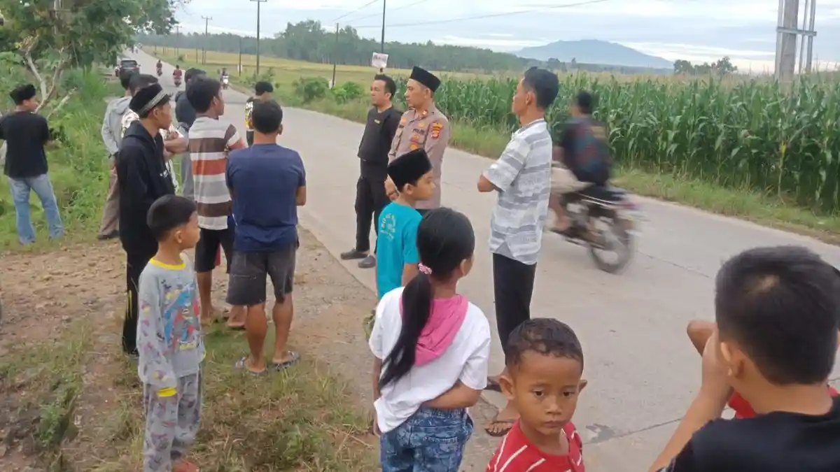 Empat Pemuda Diamankan Jajaran Polda Lampung dari Aksi Balap Liar di Lampung Selatan