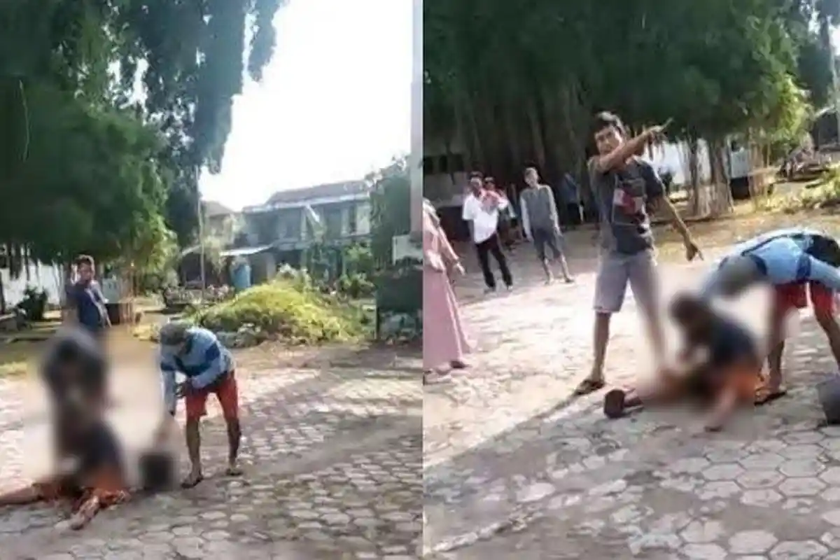 Motif Warga Lumuri Pria di Gresik dengan Kotoran Sapi di Depan Balai Desa, Videonya Viral