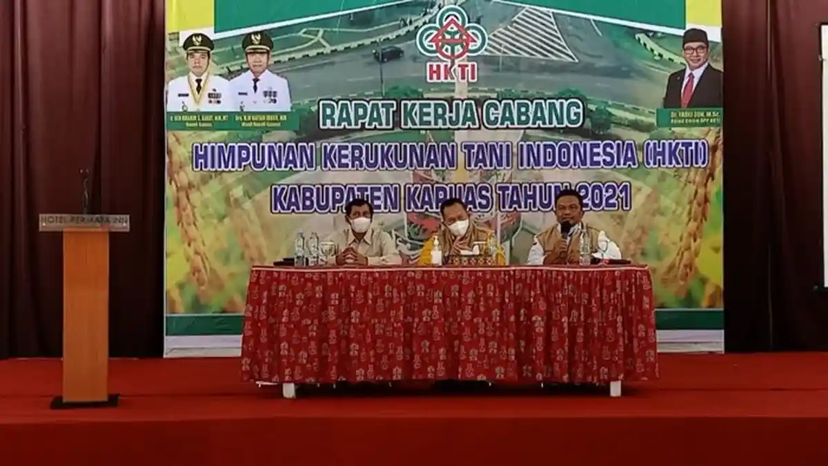 HKTI Kapuas Gelar Rakercab, Persiapkan Program Kerja 2022 dan Serap Aspirasi Tani