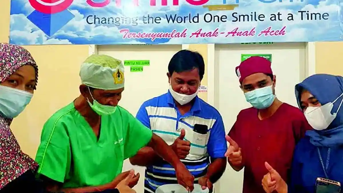 8 Pasien Bibir Sumbing Sukses Dioperasi