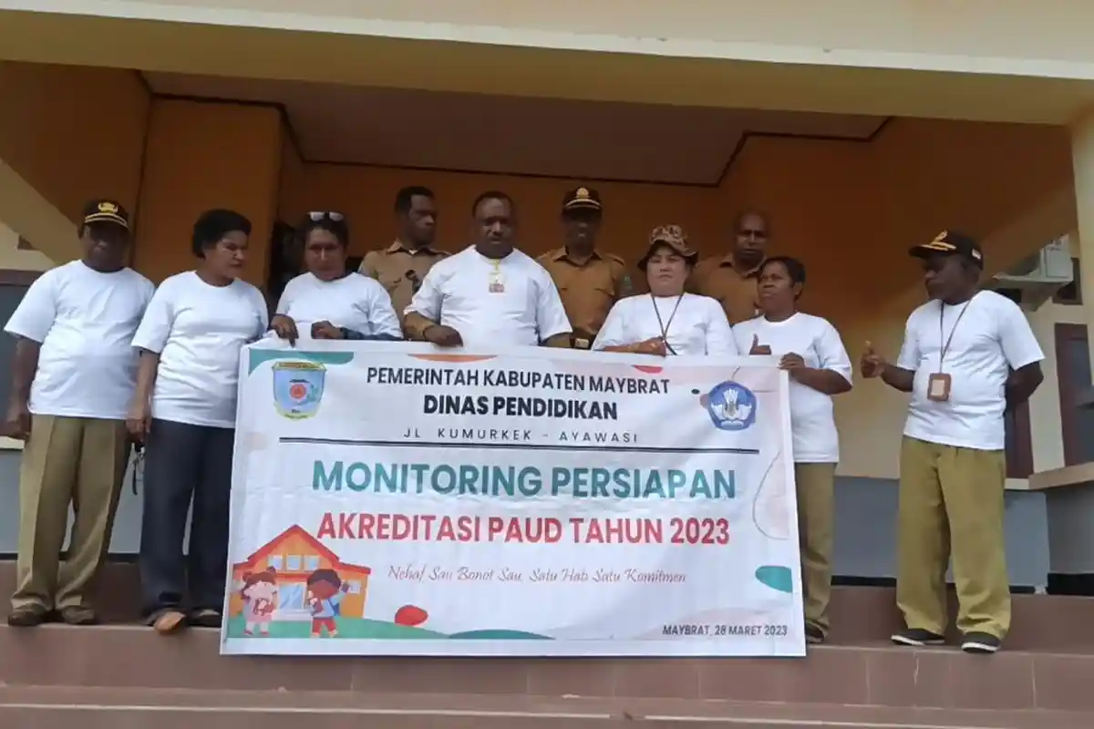 Dinas Pendidikan Maybrat Kirim Tim Monitoring Jelang Penilaian Akreditasi PAUD
