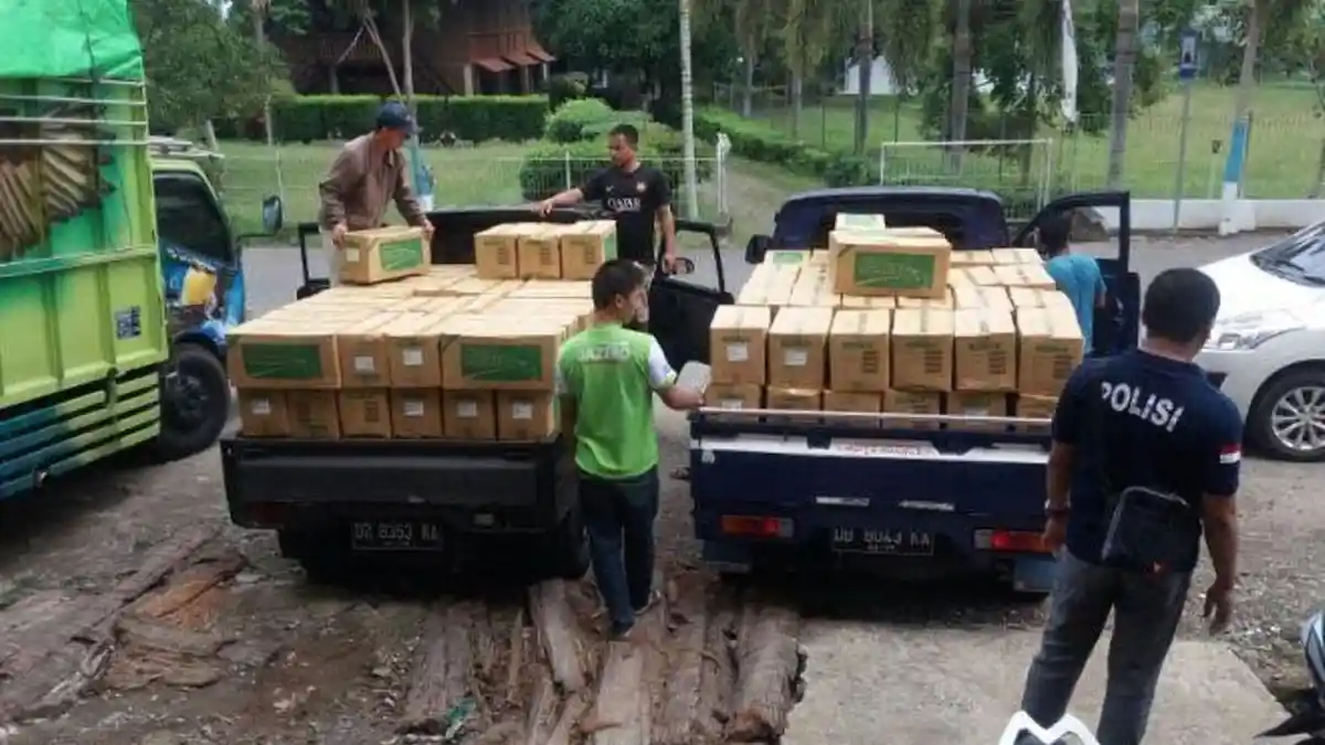 Polres Bolmong Sita Ribuan Obat Batuk, Ini Alasannya