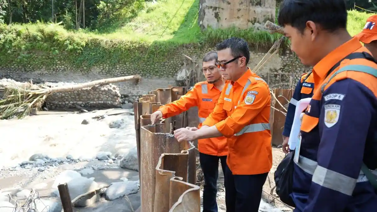 Jalur Prupuk-Linggapura Dipastikan Aman Dilewati Kereta Api, Penguatan Jembatan Masih Berlangsung