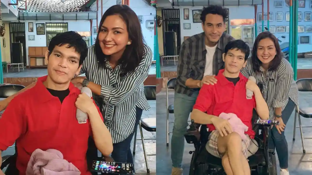 Datangi Panti Jompo, Donna Agnesia & Darius Sinathrya Akhirnya Kabulkan Impian El Ibnu Elkasih