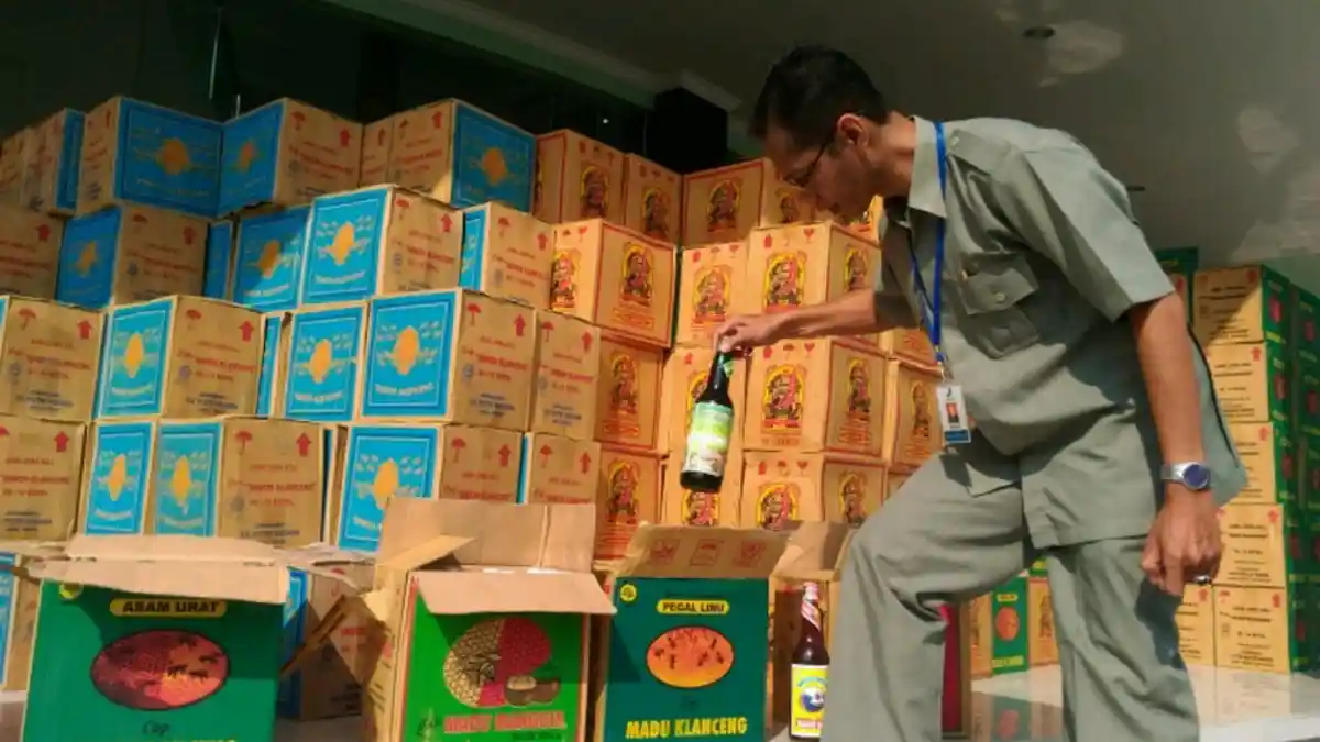 BPOM DIY Amankan Ribuan Botol Obat Tradisional Tak Berizin