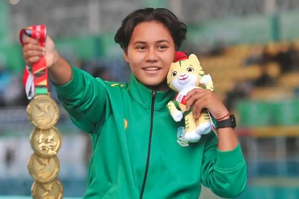 Sosok Gladies Lariesa, Atlet Loncat Indah Jatim Sabet 5 Emas Sekaligus di PON XXI 2024