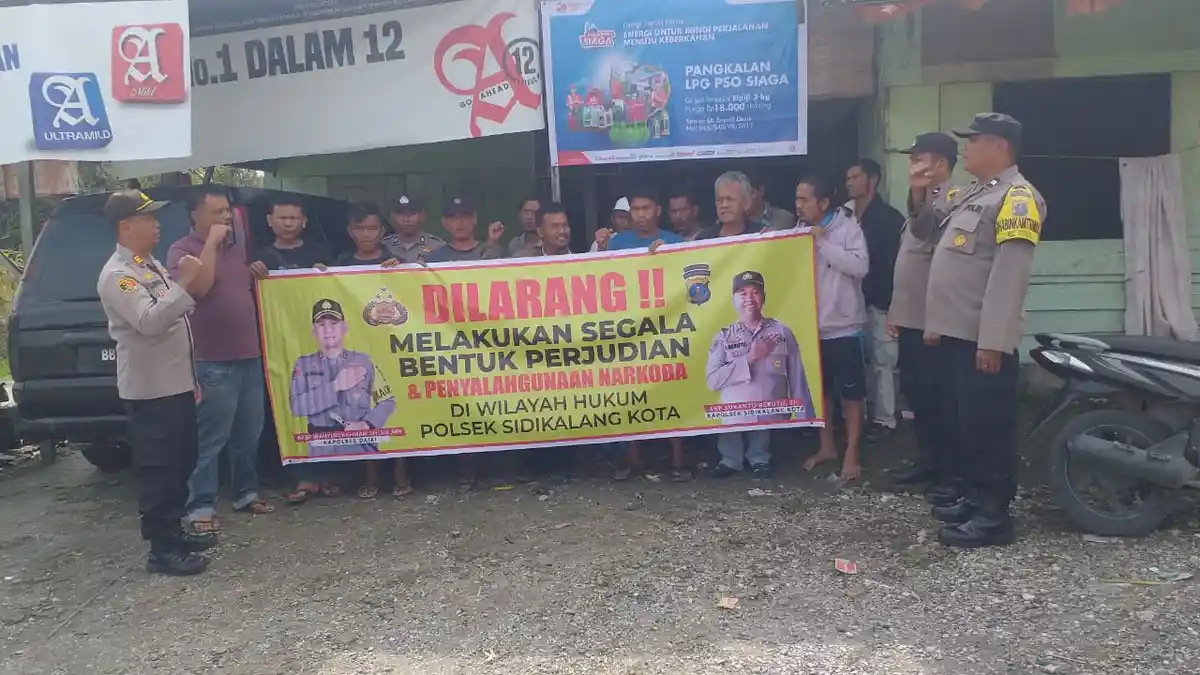 Ketegasan dan Komitmen Perangi Perjudian, Kapolres Dairi: Laporkan Apabila Temukan Praktik Perjudian