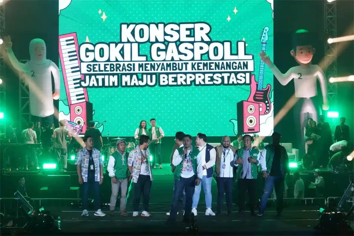 Gokil Gaspoll Kompak Bergerak Bersama Generasi Muda Menangkan Khofifah-Emil