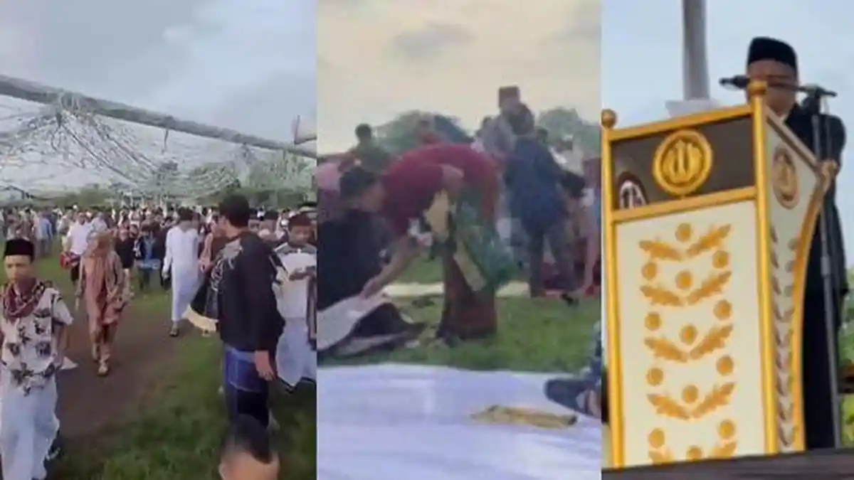 UCAPAN Lengkap Khatib yang Bikin Jemaah Salad Ied Bubarkan Diri, Singgung Pemilu dan Jokowi Curang