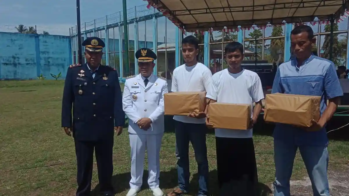 95 Warga Binaan Lapas Calang Terima Remisi HUT RI