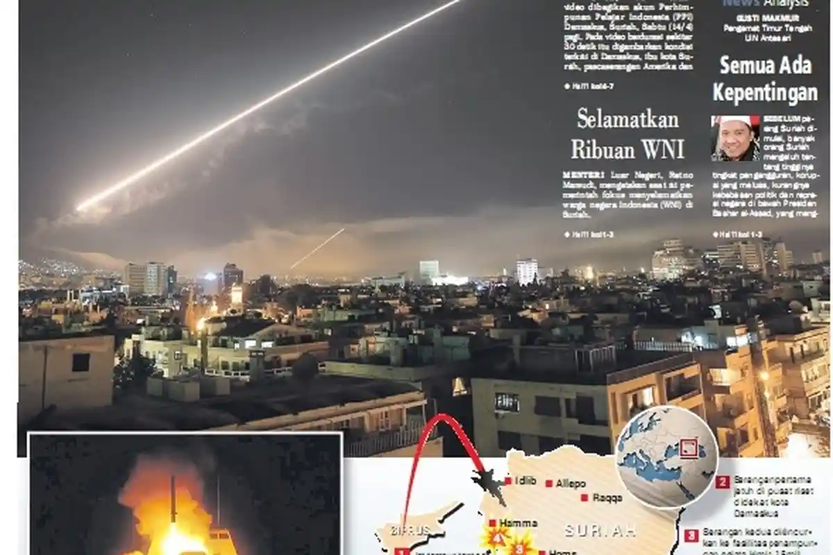 Serang Pangkalan Militer Suriah, Inggris Yakin Tak Menimbulkan Korban Sipil