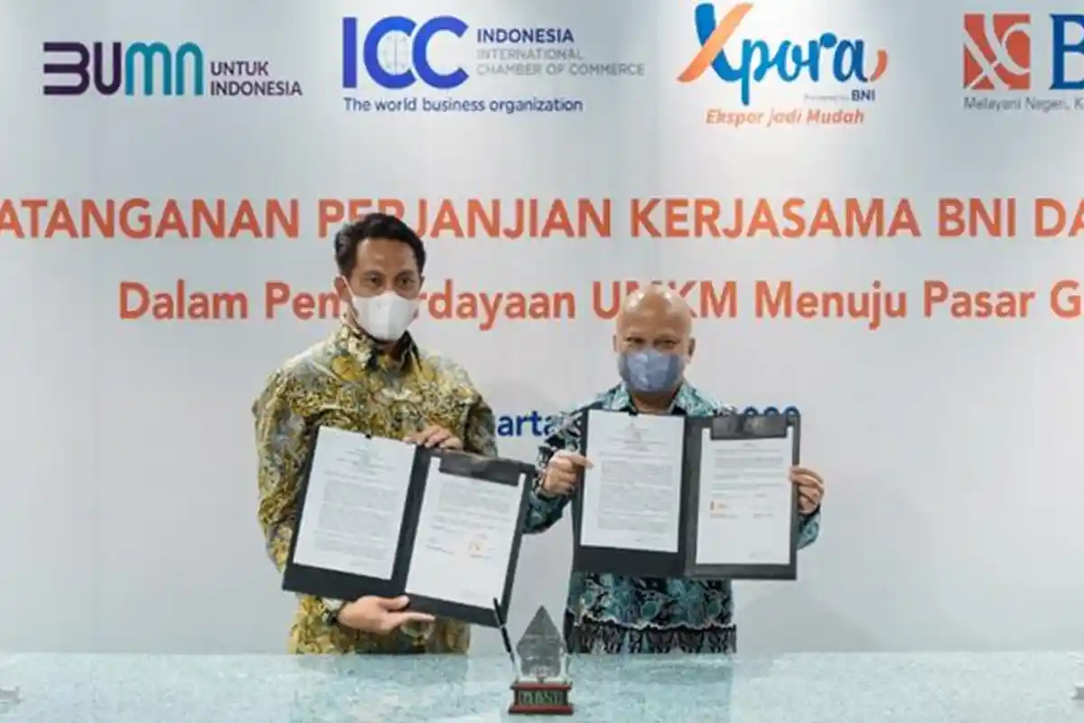 BNI Xpora Gandeng ICC Indonesia untuk Mendorong UMKM Go Global