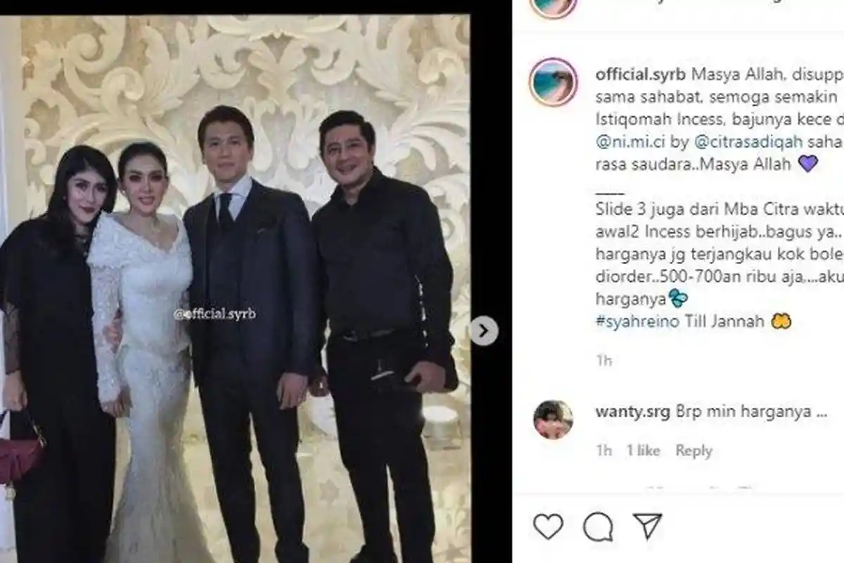 Kerap Kirimi Syahrini Hadiah, Ini Sosok Citra Sadiqah Sepupu Raffi Ahmad yang Dekat dengan Reino
