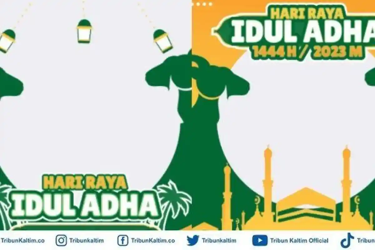 46 Link Twibbon Idul Adha 2023 Edisi Sambut Lebaran Tahun Ini, Cocok Pasang Bingkai Foto Profil