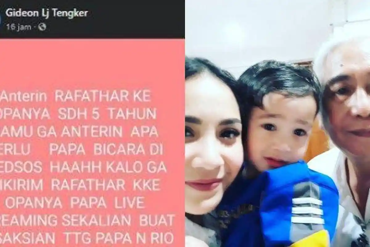 Gideon Tengker Ngamuk Dicegah Ketemu Rafathar, Alasan Nagita Slavina Papanya Tak Minum Obat: Sakit