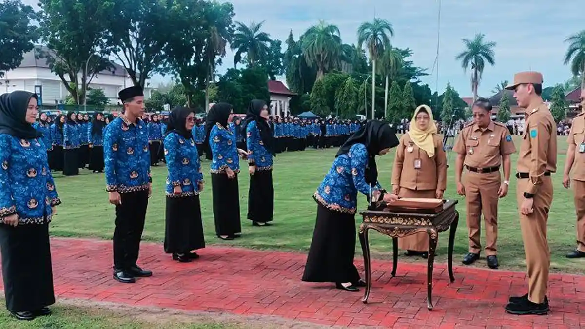 Tak Ada Anggaran, Seluruh Honorer  yang Tak Lulus PPPK Paruh Waktu di Pemkab OKI Resmi Dirumahkan