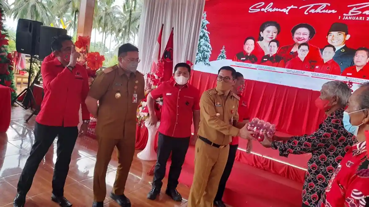 Joune Ganda Sebut Kader PDI Perjuangan Berjasa Bangun Minut