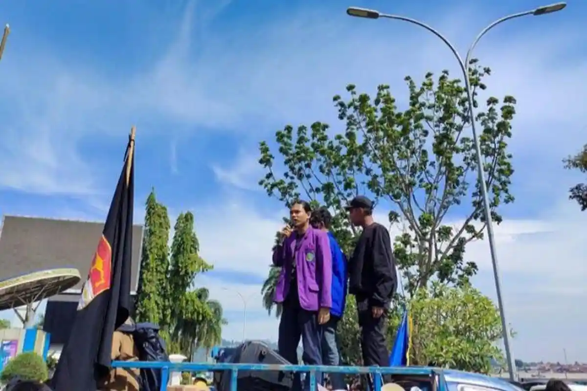 BEM Unikarta Desak Algaka dan Atribut Parpol yang Salahi Aturan Segera Ditindak