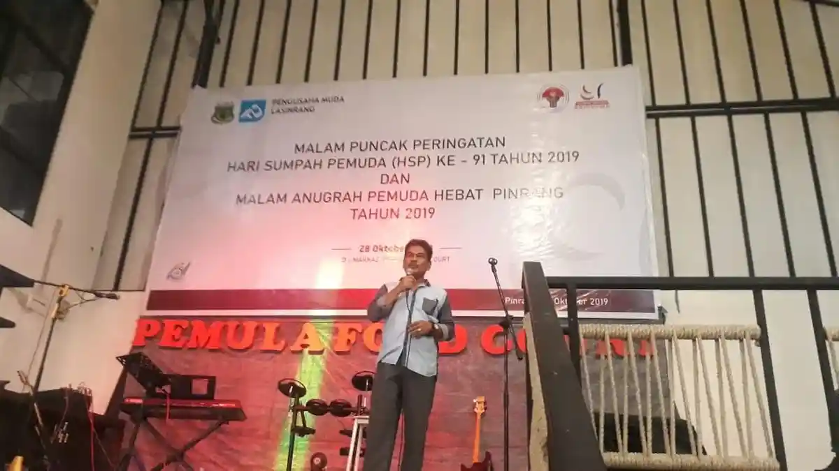 Dispaspor Pinrang Rayakan Malam Puncak Sumpah Pemuda