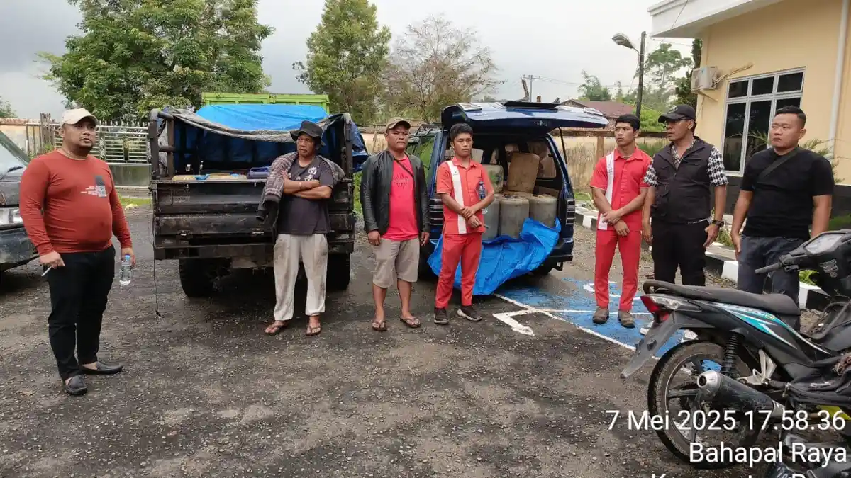Operasi Dian Toba 2025, Polres Simalungun Amankan Tiga Kendaraan dan Puluhan Jeriken BBM Subsidi