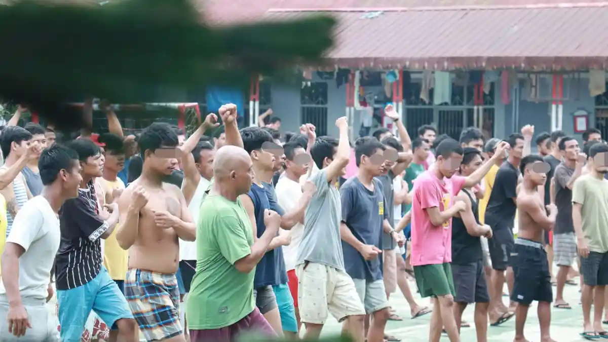 Pagi yang Sehat: Senam Pagi Warga Binaan Lapas Rantauprapat Menjadi Waktu Berkualitas