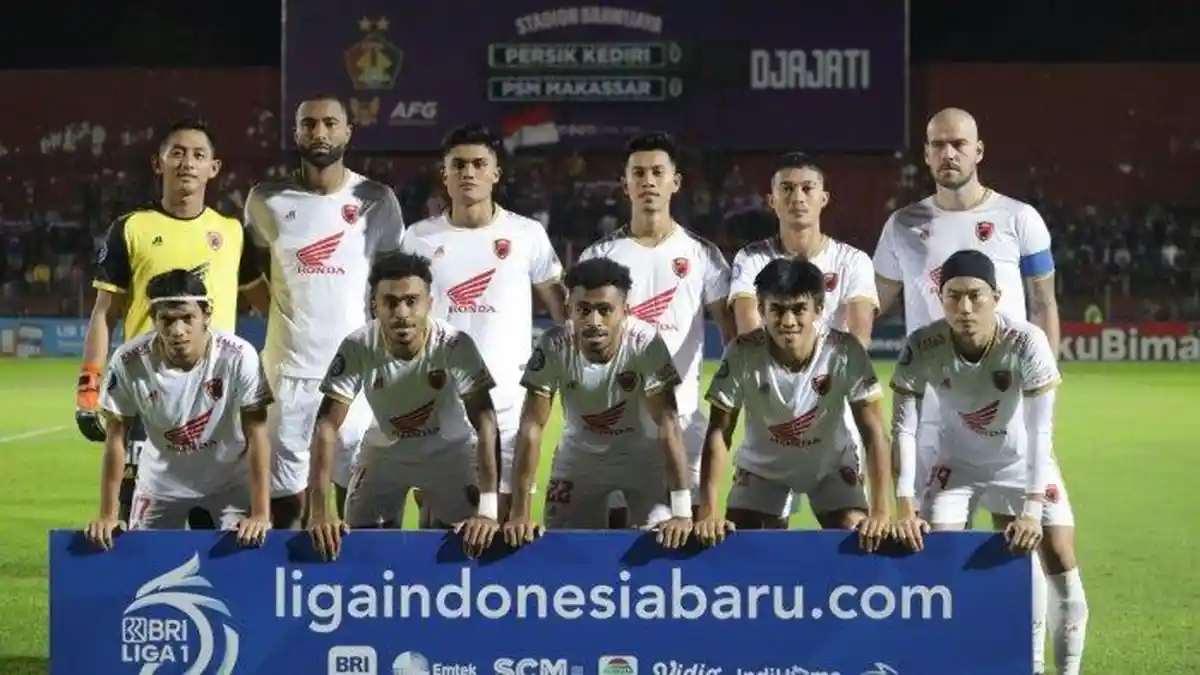 Kalahkan Persik Kediri 2-1, PSM Makassar Perlebar Jarak dari Persib Bandung