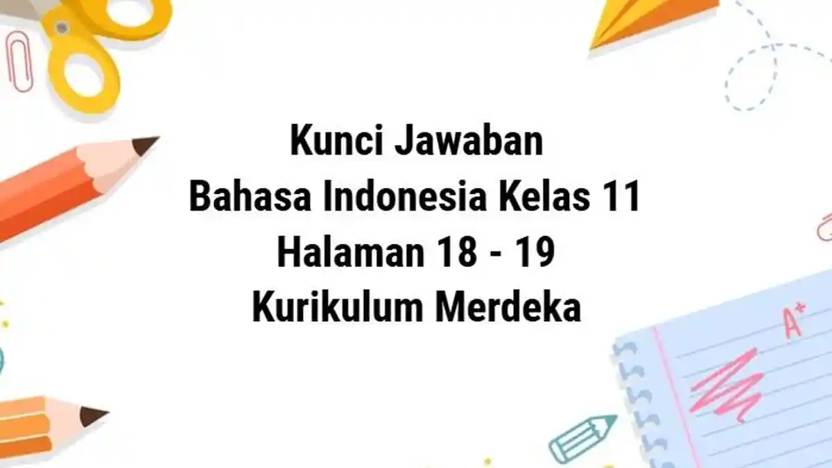 Kunci Jawaban Bahasa Indonesia Kelas 11 Halaman 18 19 Kurikulum Merdeka: Teks Argumentasi