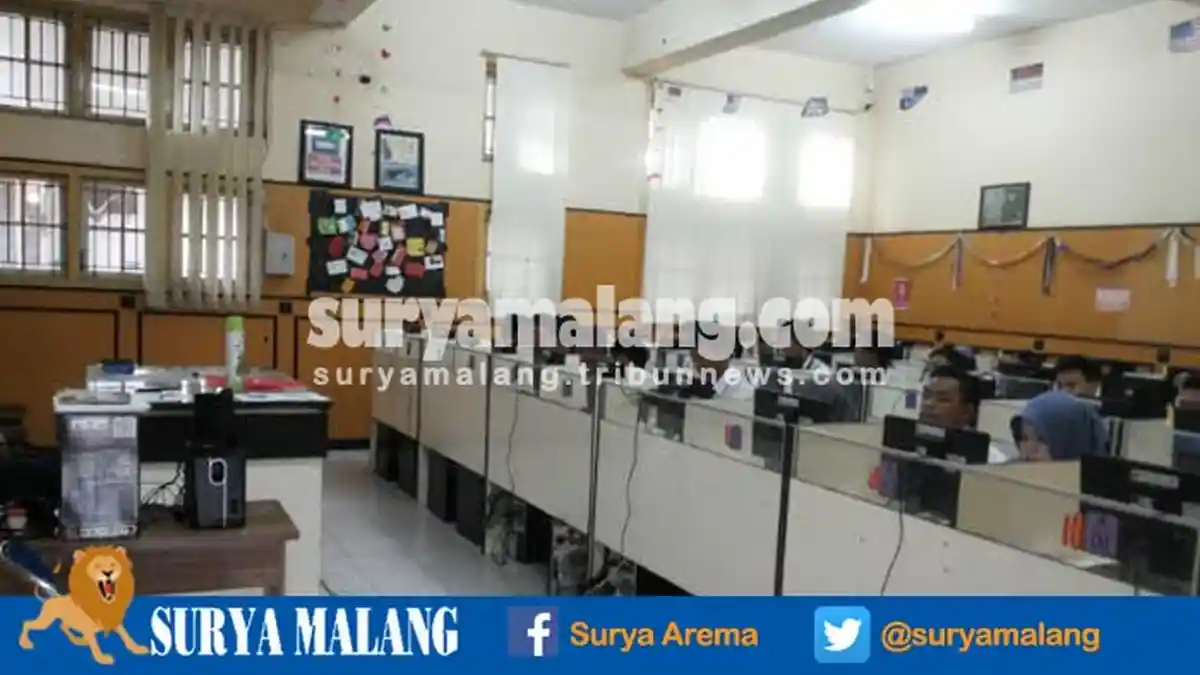 Sebanyak 40 Siswa SMKN 4 Malang Uji Coba Sistem UNBK