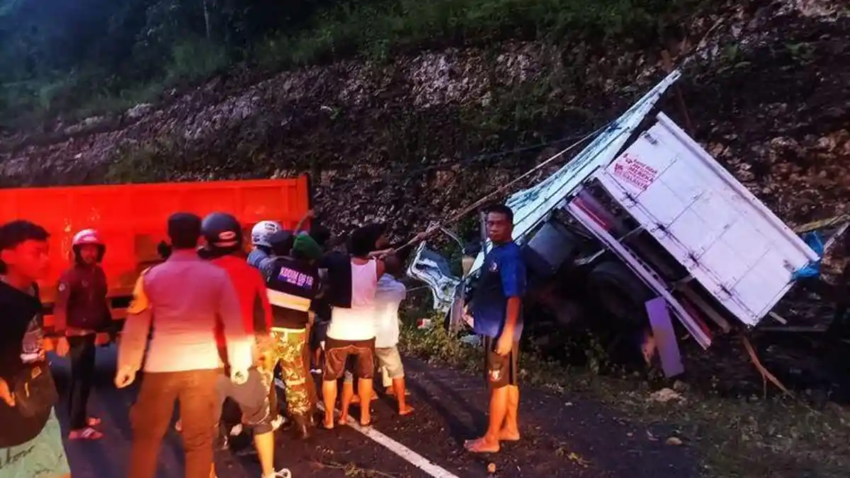 2 Orang Tewas, Ini Kronologi Kecelakaan Maut Truk Sound System, Sopir Mabuk Hilang Kendali
