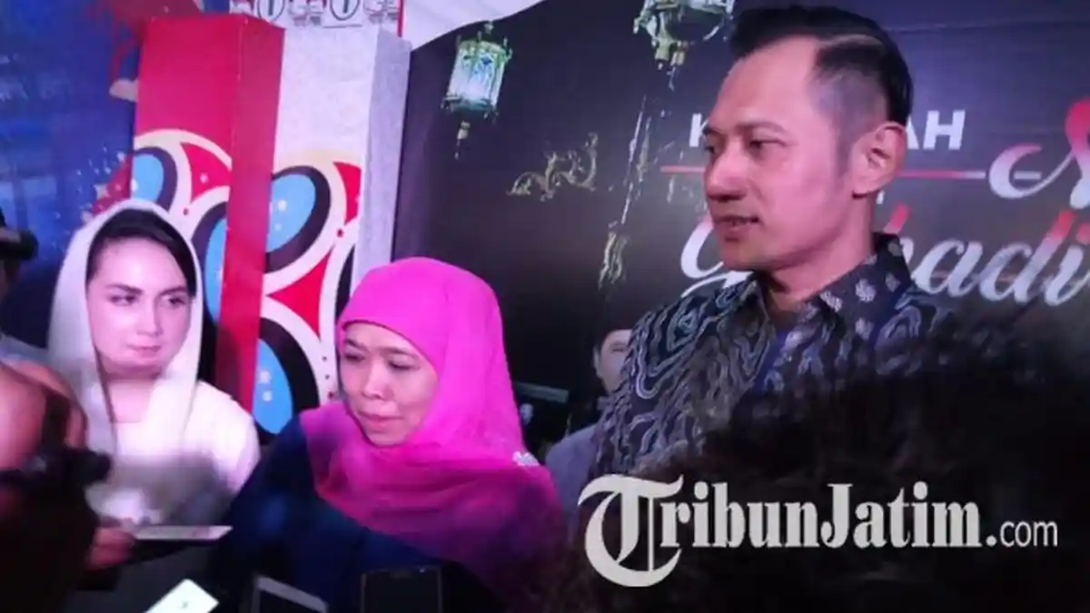 AHY Sampaikan Salam dari SBY untuk Khofifah Indar Parawansa
