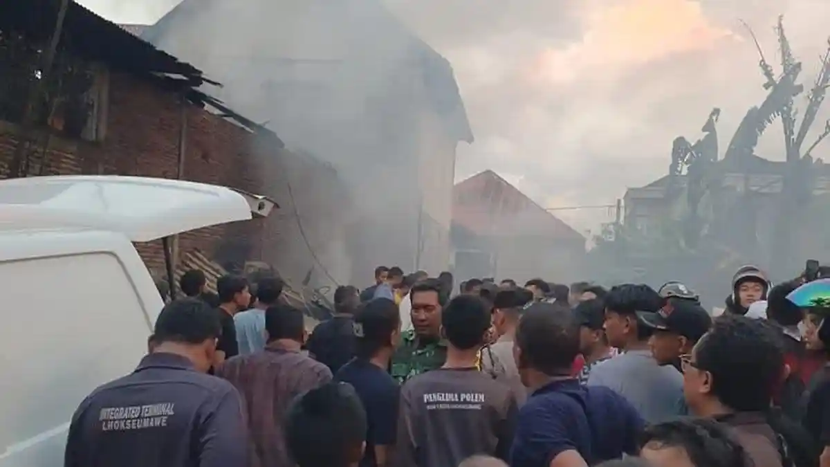 Dua Rumah di Lhokseumawe Hangus Jelang Magrib, Pasutri Meninggal Terbakar