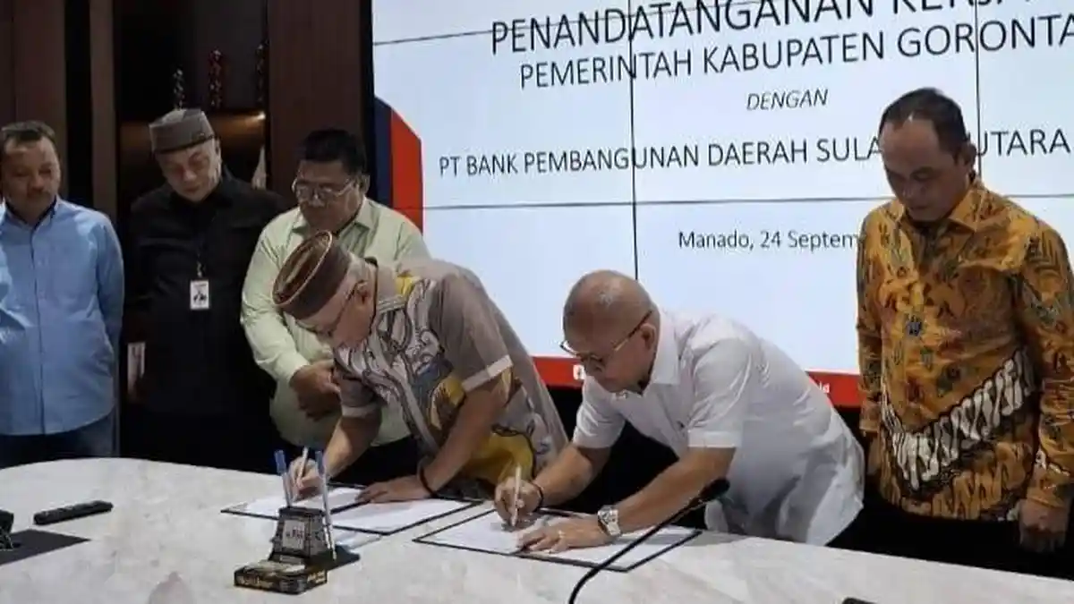 Pemkab Gorontalo Lanjutkan Kerja Sama dengan Bank SulutGo, Mencakup 5 Bidang Penting