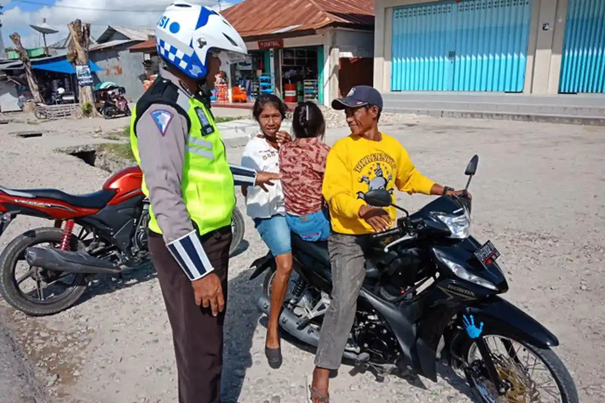 Polisi Temukan Banyak Pelanggaran Dilakukan Pengendara Motor di Malaka. Apa Saja Bentuknya?