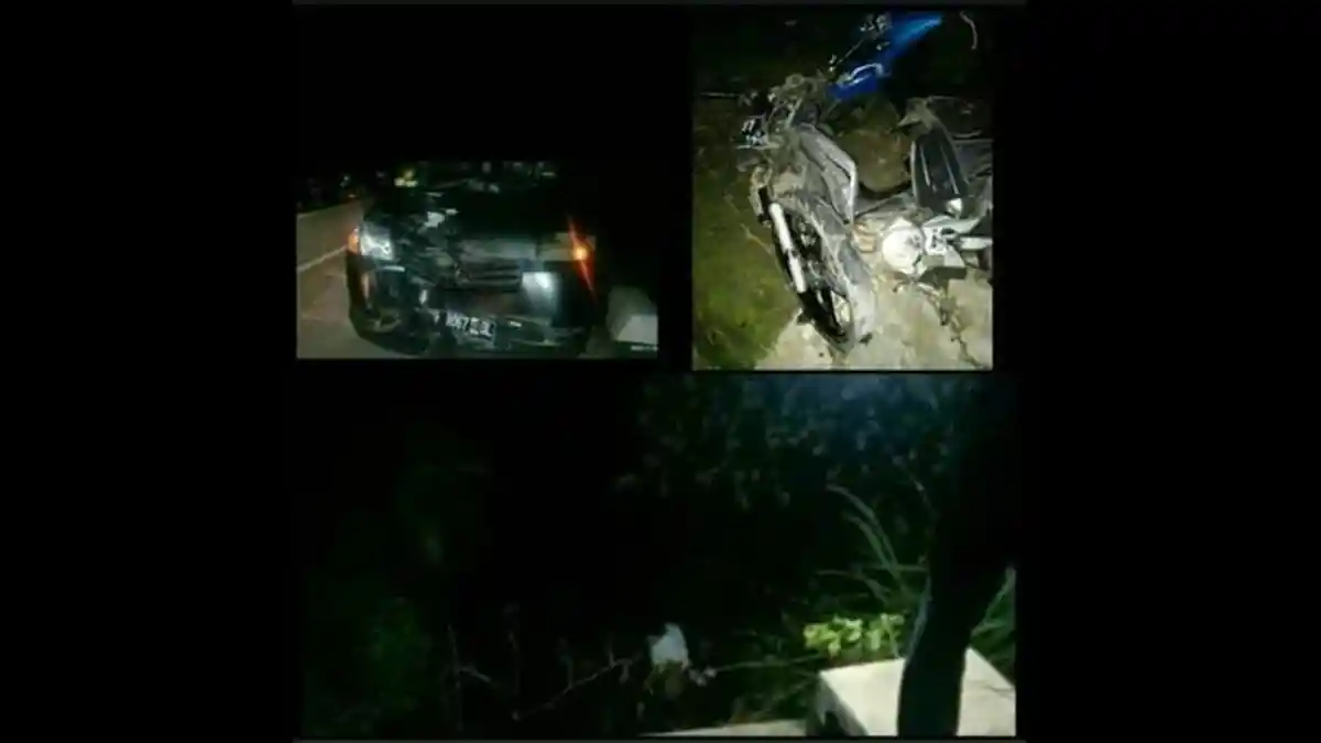 Kecelakaan Tabrakan Mobil vs Sepeda Motor di Cikidang Sukabumi, 3 Remaja Tewas di Tempat