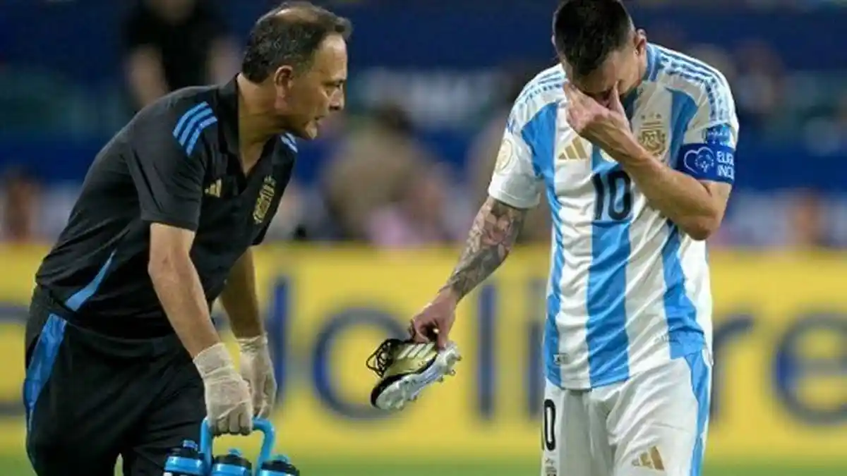 Lionel Messi Menangis di Copa America 2024, Pergelangan Kaki Bengkak, Pertama Kali Diganti
