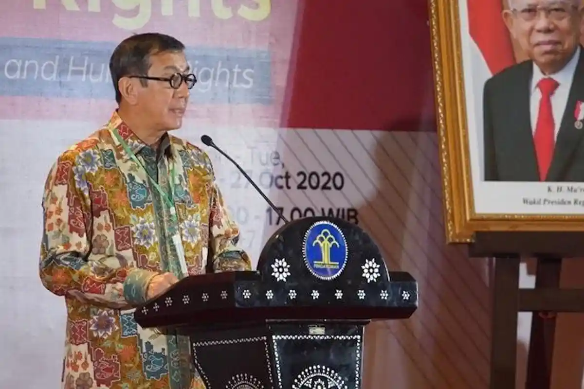 Menkumham Tekankan Pentingnya Perlindungan HAM di Konferensi Internasional Hukum