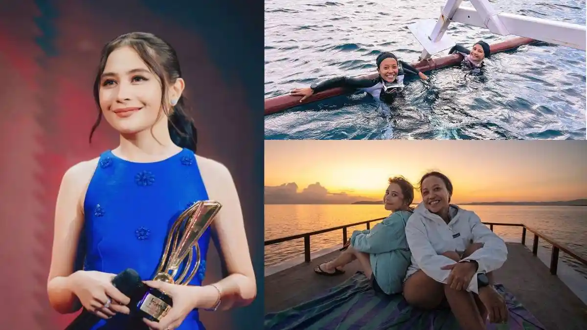 5 Keseruan Prilly Latuconsina Free Diving di Lautan Sumbawa, Ketemu ...