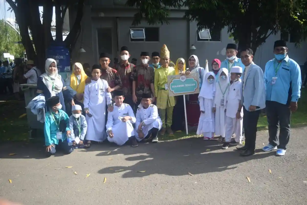 Kafilah Asal Sulteng Berhasil Bawa Pulang 4 Medali dalam Ajang Festival Anak Shaleh Indonesia ke XI