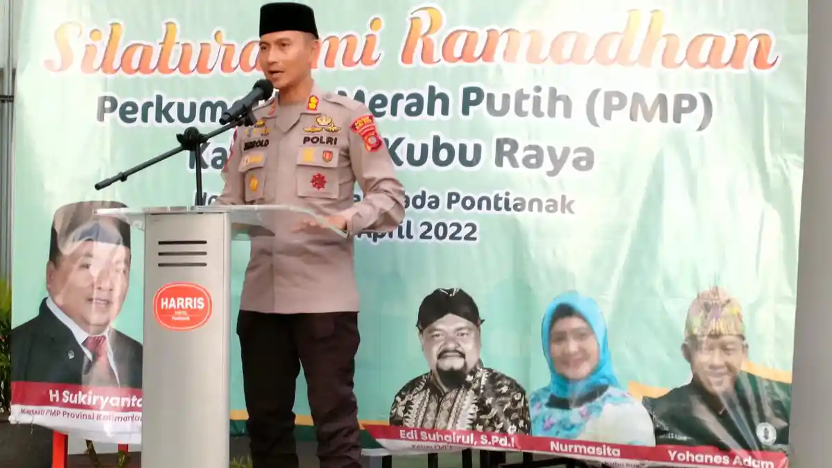 Kapolres Kubu Raya Silahturahmi Ramadhan Bersama Perkumpulan Merah Putih Kubu Raya