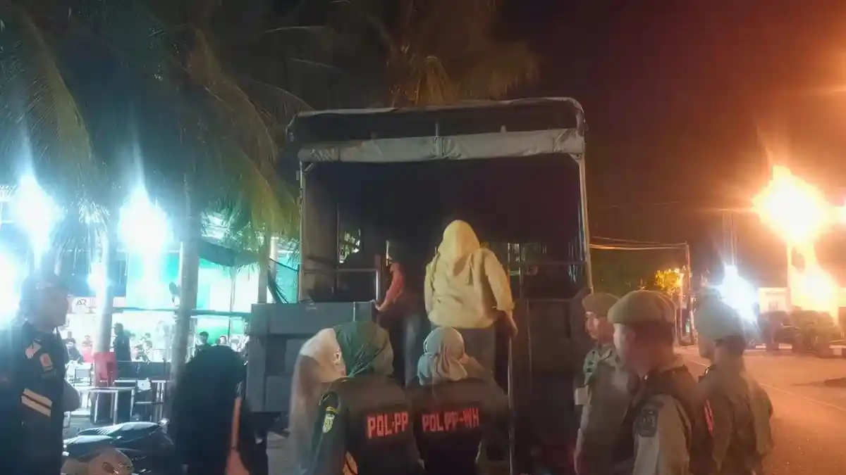 12 Wanita Diamankan Satpol PP-WH Banda Aceh Tengah Malam Jelang Subuh, Ini Penyebabnya