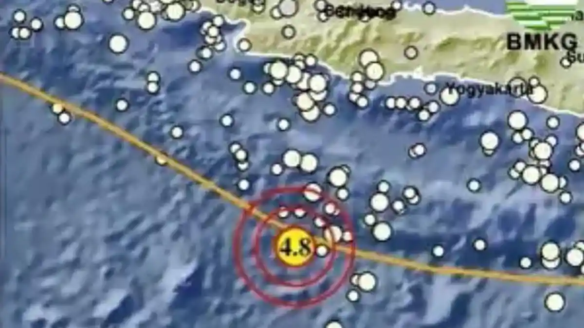 Info Gempa Hari Ini 1 Juli 2024, BMKG: Gempa M 4.8 Guncang Pangandaran Jawa Barat, Waspada Tsunami!