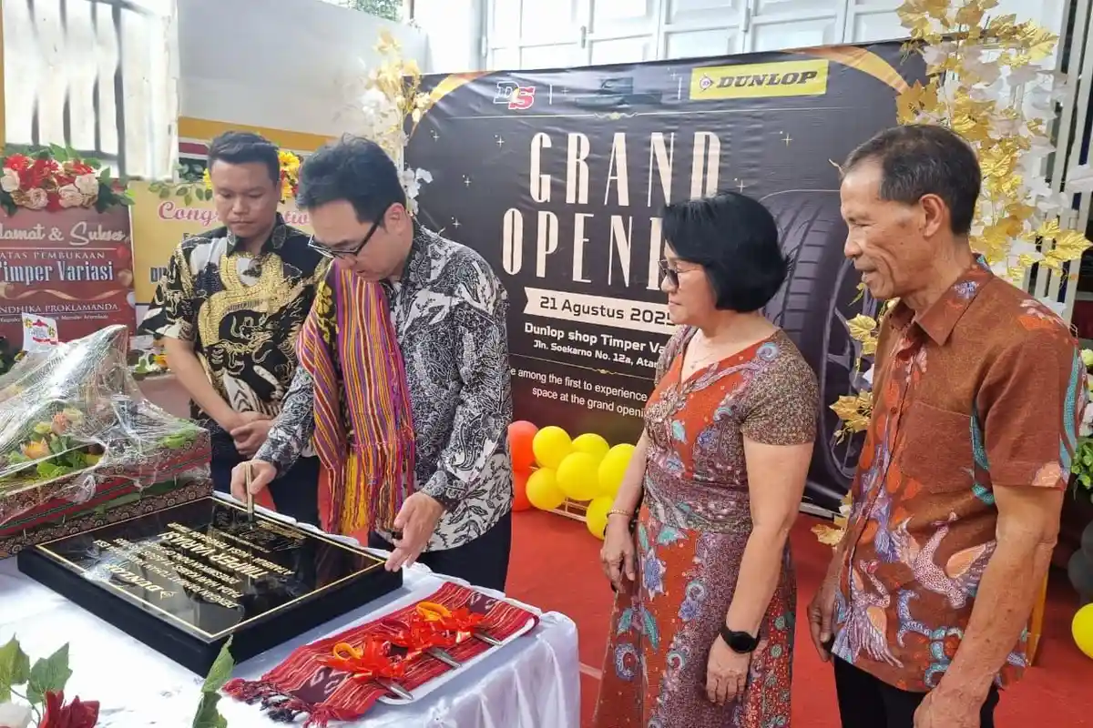 Dua Dunlop Shop Resmi Dibuka di Kota Kupang dan Atambua NTT