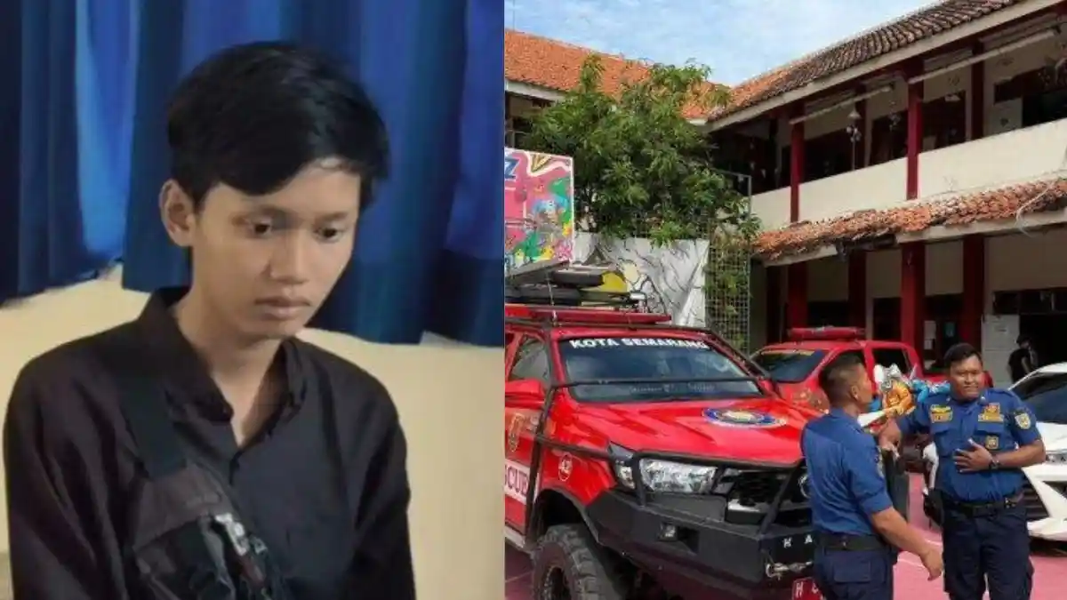 Tak Bisa Didampingi Orang Tua, Noval, Siswa di Semarang Ini Minta Damkar Ambilkan Rapornya