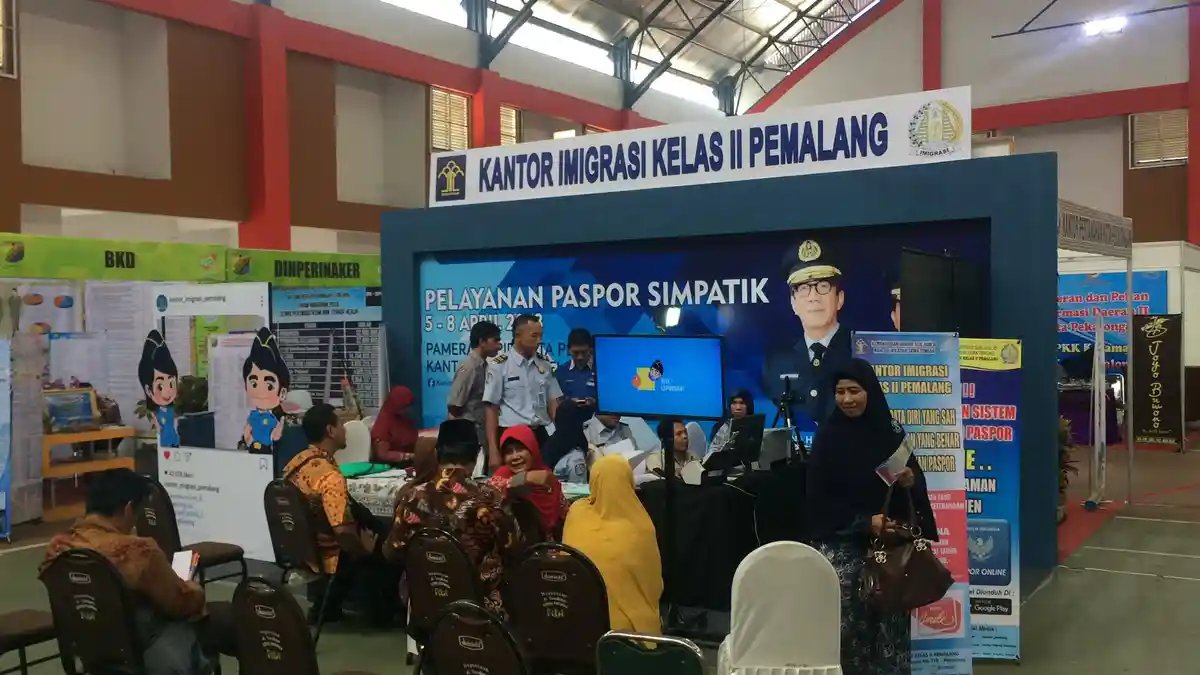 Kantor Pelayanan Imigrasi Kelas II Pemalang Buka Stan di GOR Jatayu Hingga 8 April Mendatang