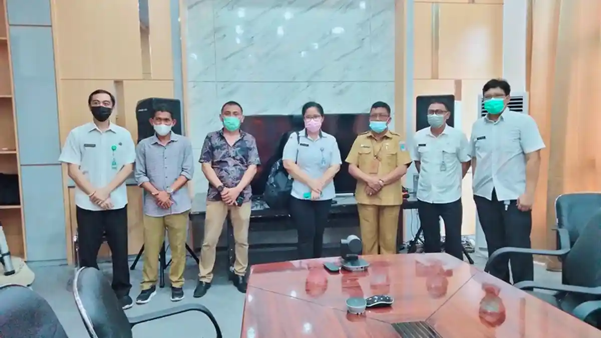 Bapedda Bolsel Terima kunjungan dari Bappeda Provinsi Sulawesi Utara