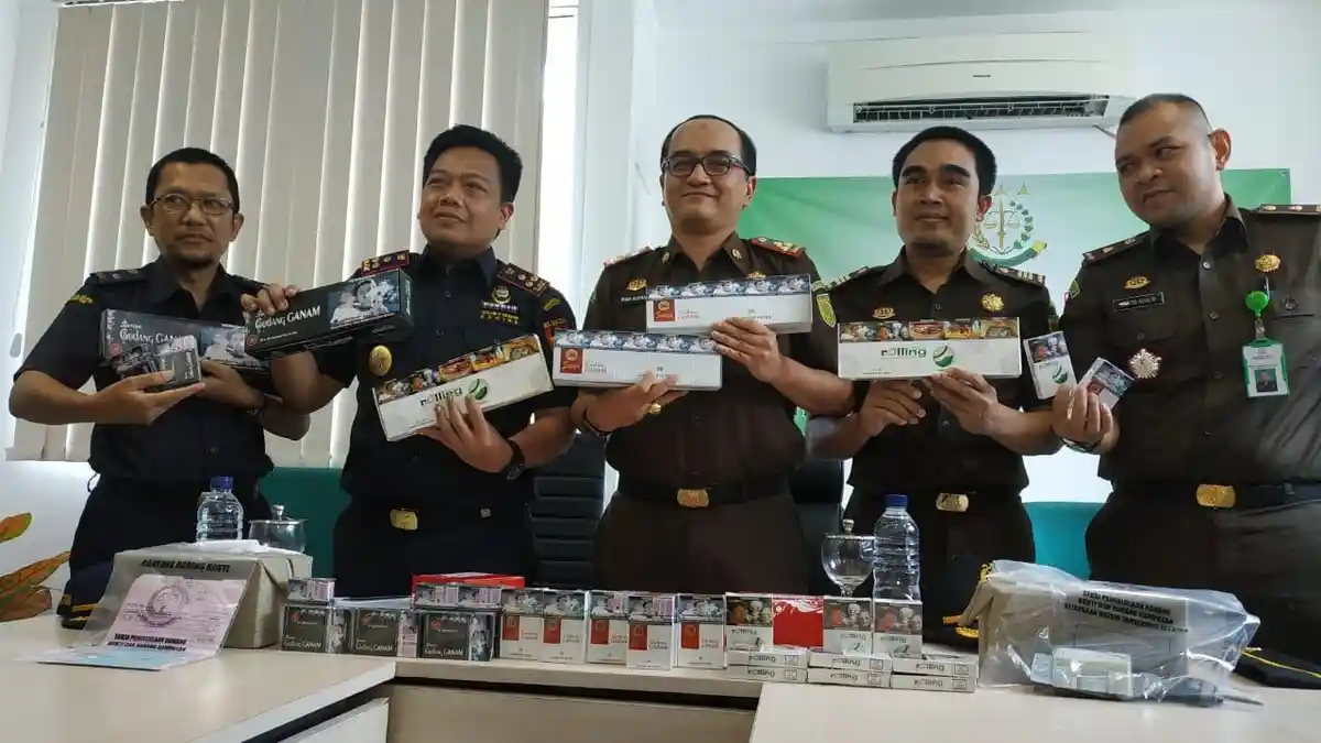 Bea Cukai Tangerang Gagalkan Peredaran Ratusan Ribu Batang Rokok Ilegal